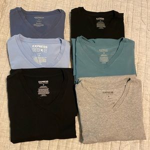 Express Stretch V-Neck, 6 shirts for 1 price